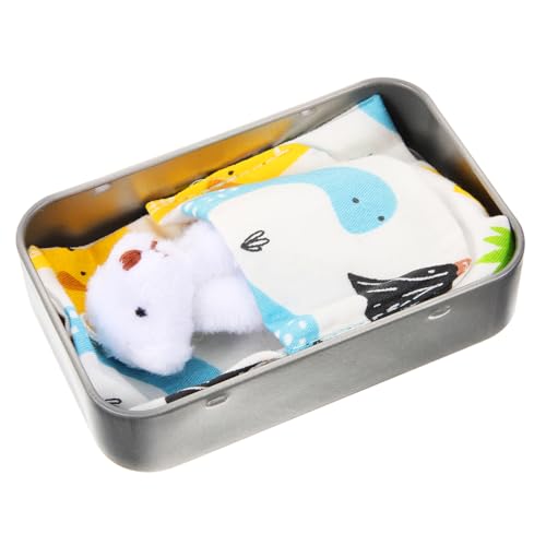 ERINGOGO Stoffbär als kuschelbären Mini kleine Bärenverzierung Mini-Bär-Ornament Bär in Einer Dose kleine Bärenpuppe Plüschbär Bärenpuppe für Mini-Bär-Dekoration Eisen ERINGOGO Stoffbär als kuschelbären Mini kleine Bärenverzierung Mini-Bär-Ornament Bär in Einer Dose kleine Bärenpuppe Plüschbär Bärenpuppe für Mini-Bär-Dekoration Eisen von ERINGOGO