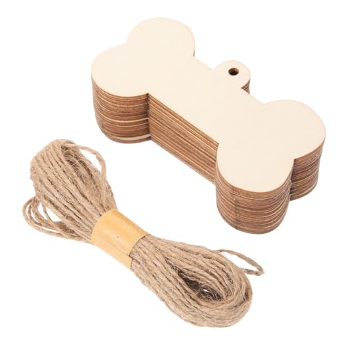 ERINGOGO Teiliges DIY Holzanhänger Set Naturbelassene Hundeknochen Form Vielseitige Blanko Bastelanhänger für Tags Foto Requisiten Personalisierte Dekoration zu Feiertagen und Alltag ERINGOGO Teiliges DIY Holzanhänger Set Naturbelassene Hundeknochen Form Vielseitige Blanko Bastelanhänger für Tags Foto Requisiten Personalisierte Dekoration zu Feiertagen und Alltag von ERINGOGO