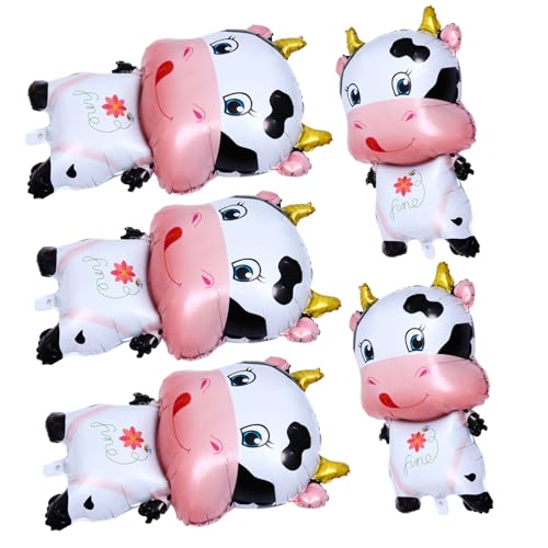ERINGOGO Teiliges Folienballon Kuhmotiv Cartoon Ox Form Partydekoration für Geburtstag und Neujahr Niedliche Kuh Luftballons für Festliche Geburtstagsfeiern und Besondere Anlässe ERINGOGO Teiliges Folienballon Kuhmotiv Cartoon Ox Form Partydekoration für Geburtstag und Neujahr Niedliche Kuh Luftballons für Festliche Geburtstagsfeiern und Besondere Anlässe von ERINGOGO