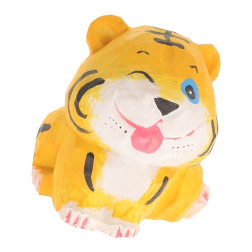 ERINGOGO Tiger Ornament Miniatur Holz Tiger Figur Home Office Dekoration ERINGOGO Tiger Ornament Miniatur Holz Tiger Figur Home Office Dekoration von ERINGOGO
