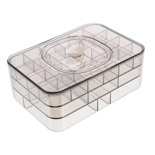 ERINGOGO Transparente Schmuckbox mit Fächern und Tiermotiv Kompakte Aufbewahrung für Ringe Ohrringe Anhänger Leichter Schmuck Organizer mit Staubschutz für Desktop und Zuhause ERINGOGO Transparente Schmuckbox mit Fächern und Tiermotiv Kompakte Aufbewahrung für Ringe Ohrringe Anhänger Leichter Schmuck Organizer mit Staubschutz für Desktop und Zuhause von ERINGOGO