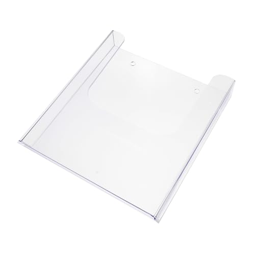 ERINGOGO Transparenter Wandprospekthalter aus Multifunktionaler Wandordnerhalter mit Großer Kapazität Wandmontierter Organizer für Broschüren Zeitschriften Akten und Bücher im Büro und ERINGOGO Transparenter Wandprospekthalter aus Multifunktionaler Wandordnerhalter mit Großer Kapazität Wandmontierter Organizer für Broschüren Zeitschriften Akten und Bücher im Büro und von ERINGOGO