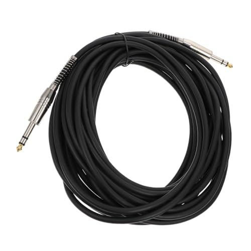 ERINGOGO Trs Gitarrenkabel mit Vergoldeten Steckern Schwarzes Audioanschlusskabel für Gitarre Professionelles Instrumentenkabel Robust Langlebig ERINGOGO Trs Gitarrenkabel mit Vergoldeten Steckern Schwarzes Audioanschlusskabel für Gitarre Professionelles Instrumentenkabel Robust Langlebig von ERINGOGO