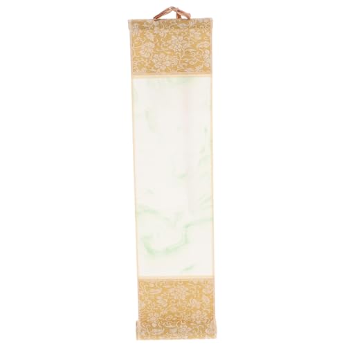 ERINGOGO Vintage Batik Wandbehang Semirohes Papier für Kalligraphie Malerei Künstlerische Handrolle Dekoratives für Hochzeiten Kreative Projekte von ERINGOGO