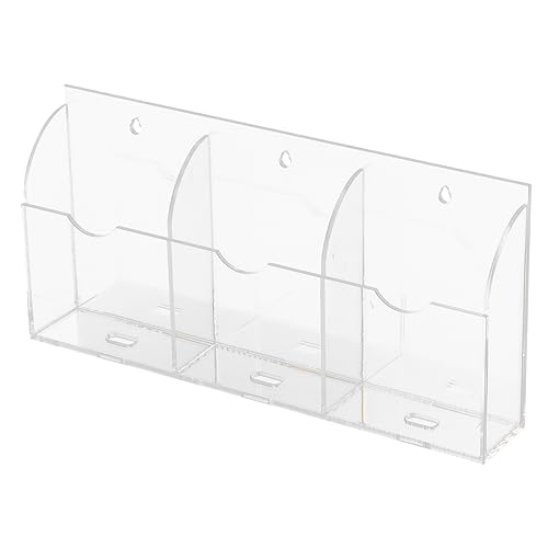 ERINGOGO Wandmontierter Halter für Fernbedienungen und Smartphones Fächer Organizer Platzsparend für Klimaanlage Tv und Mediengeräte Transparentes Design für Zuhause ERINGOGO Wandmontierter Halter für Fernbedienungen und Smartphones Fächer Organizer Platzsparend für Klimaanlage Tv und Mediengeräte Transparentes Design für Zuhause von ERINGOGO