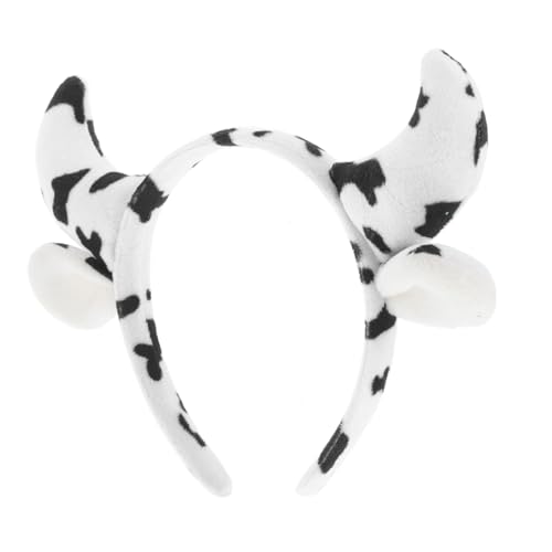 ERINGOGO Weiches Kuhhörner Stirnband Süßes Haarband mit Kuh ohr Design Bequemes Elastisches Haarreif für Halloween Kostüme Alltag Partydekoration und Cosplay Unisex ERINGOGO Weiches Kuhhörner Stirnband Süßes Haarband mit Kuh ohr Design Bequemes Elastisches Haarreif für Halloween Kostüme Alltag Partydekoration und Cosplay Unisex von ERINGOGO