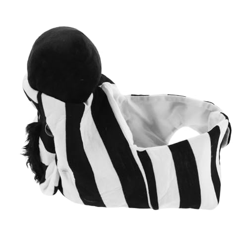 ERINGOGO Zebra Kostüm Hut Verstellbar Lustiger Tierkostüm Hut für Erwachsene Halloween Karneval Party Cosplay Foto Requisiten Leicht Wiederverwendbar von ERINGOGO
