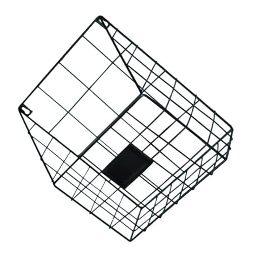 ERINGOGO Zeitschriftenregal Zeitungsständer Badezimmer wandmontiertes Ablageregal Zeitschriftenhalter Badezimmer Wandregal für Zeitschriften Hanging Magazine Organizer Eisen Schwarz von ERINGOGO