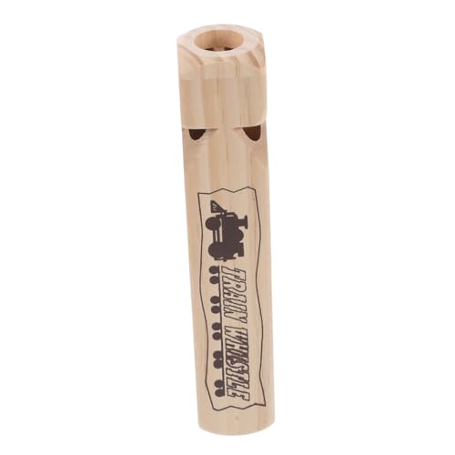 ERINGOGO Zugpfeife Babyinstrument Für Musikspielzeug Pfeifen Musikalisches Kinderpfeife Trainieren Kindermusikinstrument Kleinkindpfeifen Holz Khaki von ERINGOGO