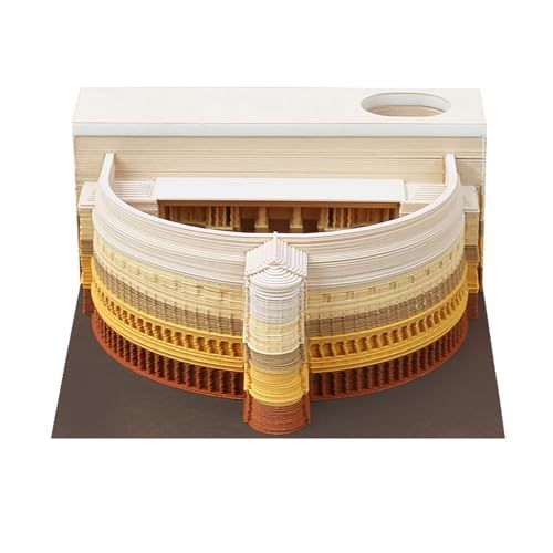 3D-Notizblock Opernhaus Haftnotizen, 120 Blatt Memo Pad Papier Kunst 3D Notizblock, Notizblöcke für Kind/Liebhaber/Freunde/Ehefrau/Student Geschenke (Opernhaus) von ERKIES
