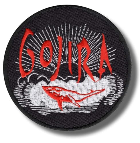 Gojira Band Patch Abzeichen bestickt Eisen auf Applique… von ERNESTAPATCHES