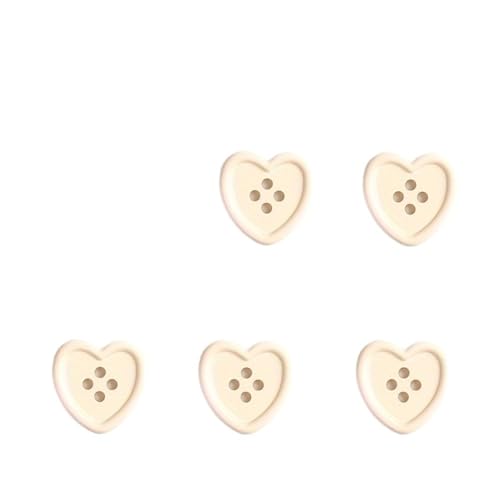 10 Stück/Set Schaftknöpfe für Handarbeiten, Nähknöpfe für Kleidung, DIY-Zubehör, dekoratives Handwerk für Zubehör (Beige) von ERQIAO