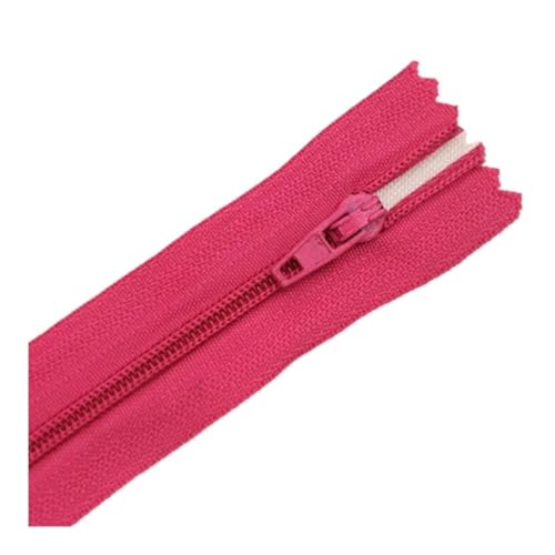 ERQIAO 10 Stück lange Nylon-Reißverschlüsse aus Kunststoff, Nr. 3: 12 cm, 15 cm, 20 cm, 25 cm, 30 cm, 35 cm, 40 cm, 45 cm, 50 cm, 55 cm, 60 cm, für Nähtaschen, Kleidung (rosarote Zahl 144,35 cm, 10 ERQIAO 10 Stück lange Nylon-Reißverschlüsse aus Kunststoff, Nr. 3: 12 cm, 15 cm, 20 cm, 25 cm, 30 cm, 35 cm, 40 cm, 45 cm, 50 cm, 55 cm, 60 cm, für Nähtaschen, Kleidung (rosarote Zahl 144,35 cm, 10 von ERQIAO