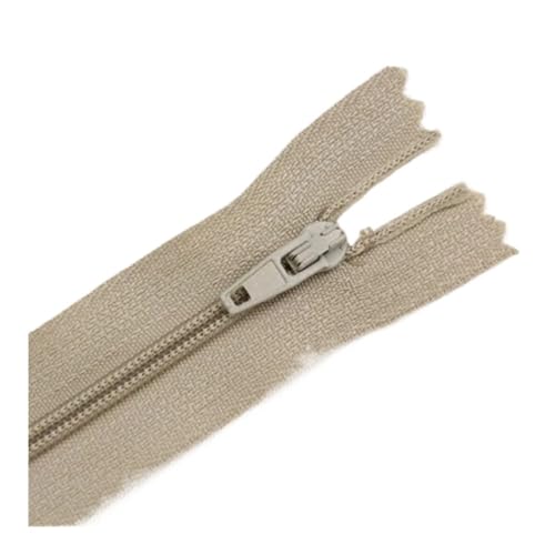 ERQIAO 10 Stück lange Nylon-Reißverschlüsse aus Kunststoff, Nr. 3: 12 cm, 15 cm, 20 cm, 25 cm, 30 cm, 35 cm, 40 cm, 45 cm, 50 cm, 55 cm, 60 cm, für Nähtaschen, Kleidungsstücke (dunkelbeige num308, 20 ERQIAO 10 Stück lange Nylon-Reißverschlüsse aus Kunststoff, Nr. 3: 12 cm, 15 cm, 20 cm, 25 cm, 30 cm, 35 cm, 40 cm, 45 cm, 50 cm, 55 cm, 60 cm, für Nähtaschen, Kleidungsstücke (dunkelbeige num308, 20 von ERQIAO