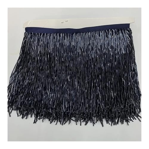 ERQIAO 15 cm breite Fransenperlen Quaste Quasten Trim Spitze für DIY Zubehör Heimtextilien Tanzband (Na) von ERQIAO