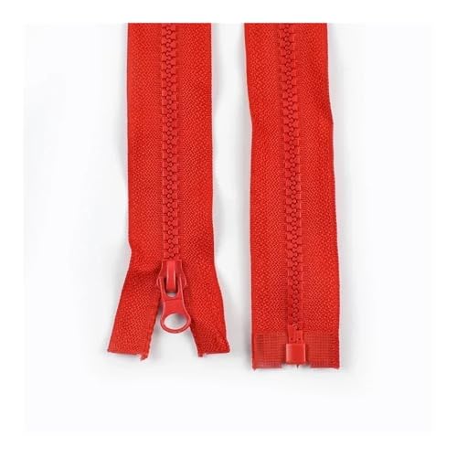ERQIAO 3/5 Stück 40–120 cm 5# Harz-Reißverschluss zum Nähen, offene Enden, Reißverschluss, Tasche, Mantel, Kleidung, Reißverschluss, Reparaturset, DIY-Zubehör (148,90 cm, Nr. 5-3 Stück) von ERQIAO