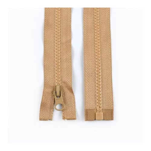 ERQIAO 3/5 Stück 40–120 cm 5# Harz-Reißverschluss zum Nähen, offene Reißverschlüsse, Verschluss, Tasche, Mantel, Kleidung, Reißverschluss, Reparaturset, DIY-Zubehör (279,70 cm, Nr. 5-5 Stück) von ERQIAO