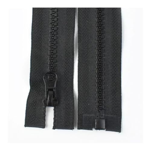 ERQIAO 3/5 Stück 40–120 cm 5# Harz-Reißverschluss zum Nähen, offene Reißverschlüsse, Verschluss, Tasche, Mantel, Kleidung, Reißverschluss, Reparaturset, DIY-Zubehör (322,90 cm, Nr. 5-5 Stück) von ERQIAO