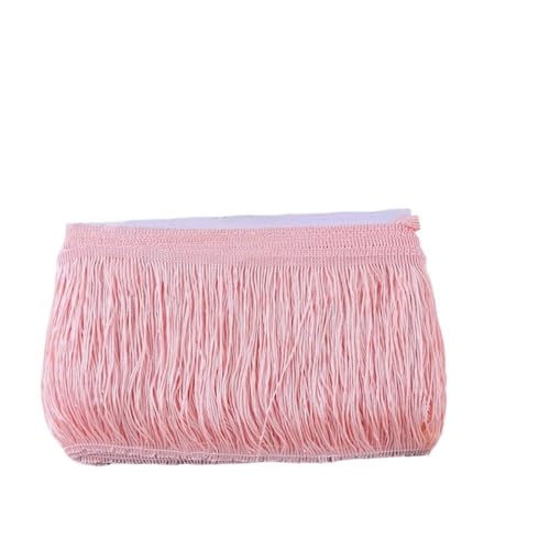 ERQIAO Fransenborte aus Seide, 15 cm, Quaste, Spitze für Latein-Tanzkleid, Nähvorhang, 9 m (Silbergrau) von ERQIAO