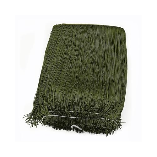 ERQIAO Fransenborte für Kleidung, Kleider, Vorhänge, Nähzubehör, dekoratives Spitzenband, Kleidungsbastelbedarf, 5 m, 30 cm (Nr. 36) von ERQIAO