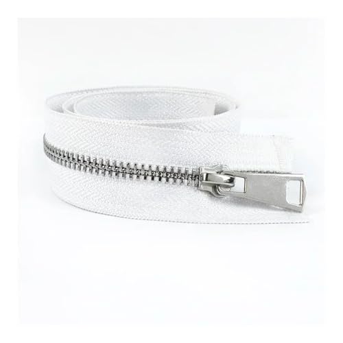 ERQIAO Metall-Reißverschlüsse Nr. 5, 15–25 cm, geschlossenes Ende, 30–80 cm, offenes Ende, Reißverschluss zum Nähen von Kleidungsstücken, teilbarer Reißverschluss, Beutelverschluss, Reparatur-Sets von ERQIAO
