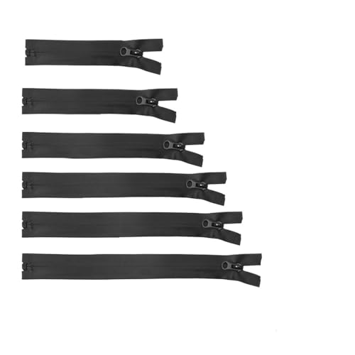 ERQIAO Nr. 5 wasserdichter Nylon-Reißverschluss, schwarzer Einzelkopf, offener Schwanz, Outdoor-Sturmbekleidung, Sportbekleidung, Regenmantel, Outdoor, wasserdichter Reißverschluss (schwarz, 90 cm _ 5 ERQIAO Nr. 5 wasserdichter Nylon-Reißverschluss, schwarzer Einzelkopf, offener Schwanz, Outdoor-Sturmbekleidung, Sportbekleidung, Regenmantel, Outdoor, wasserdichter Reißverschluss (schwarz, 90 cm _ 5 von ERQIAO