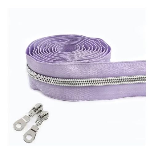 ERQIAO Nylon-Reißverschlussband, Meterware, 1–10 m, zum Nähen von Kleidertaschen, Reißverschluss, Schieberverschluss, Dekor, Reißverschlüsse, Reparaturset, DIY-Zubehör (Hellgrau, 1 Meter, 1 ERQIAO Nylon-Reißverschlussband, Meterware, 1–10 m, zum Nähen von Kleidertaschen, Reißverschluss, Schieberverschluss, Dekor, Reißverschlüsse, Reparaturset, DIY-Zubehör (Hellgrau, 1 Meter, 1 von ERQIAO