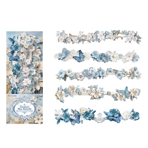 10 Stück Blumenrand-Aufkleber, Scrapbooking, dekorative Aufkleber für Scrapbooking, Planer, Tagebuch, Bilderrahmen, Kartenherstellung, Kunst 10 Stück Blumenrand-Aufkleber, Scrapbooking, dekorative Aufkleber für Scrapbooking, Planer, Tagebuch, Bilderrahmen, Kartenherstellung, Kunst von ERRORY