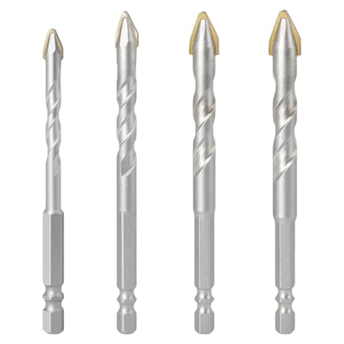 2/3/4/5-teiliges Fliesen-Bit-Set, hohe Härte, Exzenterbohrer, gekrümmte Spitze, Exzenter, geneigt, versetztes Set von ERRORY
