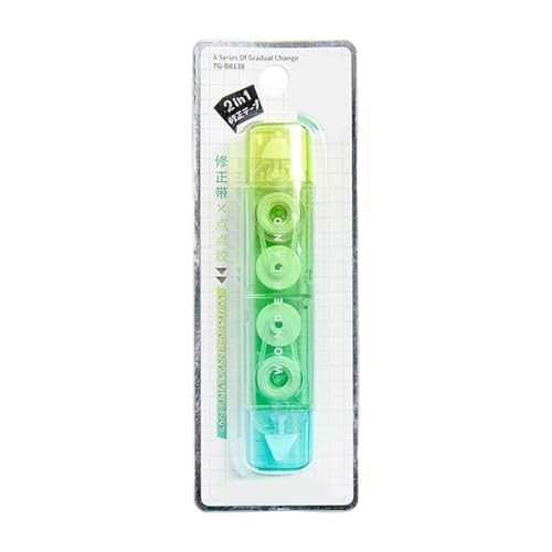 2 in 1 White Out Tape Scrapbooking Tape Doppelkopfkorrektur mit Kleberolle für sofortige Korrekturen 2 in 1 White Out Tape Scrapbooking Tape Doppelkopfkorrektur mit Kleberolle für sofortige Korrekturen von ERRORY
