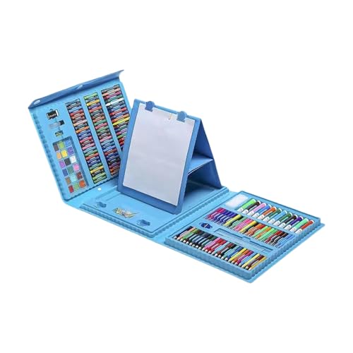 208-teiliges Kinder-Kunstzubehör inklusive Buntstift-Marker, Aquarellstift, Ölpastellkreide und Malzubehör, Klassenzimmer-Kunstbedarf 208-teiliges Kinder-Kunstzubehör inklusive Buntstift-Marker, Aquarellstift, Ölpastellkreide und Malzubehör, Klassenzimmer-Kunstbedarf von ERRORY