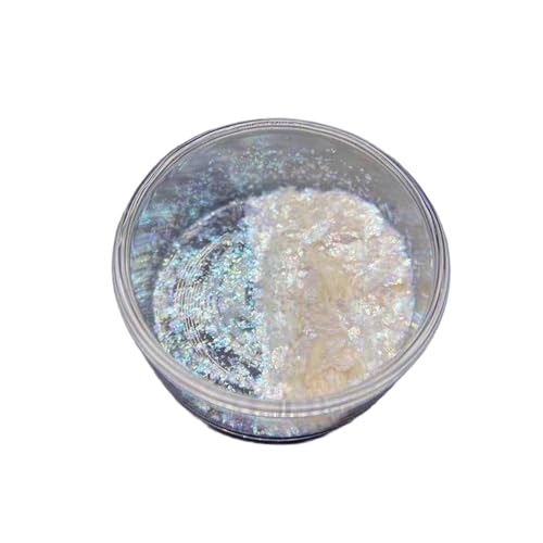7 x 10 g schimmerndes Pulver für handgefertigten Schmuck, Premium-Perlglanz-Finish, kompakte Aufbewahrung, leuchtende Farben, funkelnd, 7 Stück von ERRORY