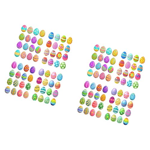 96/144 Stück Cartoon-Hasen-Eier, Aufkleber, Verpackungsetiketten, Aufkleber für Scrapbooking, Tagebuch, Siegel, Umschläge, Karte, Verpackung, dekorativ von ERRORY
