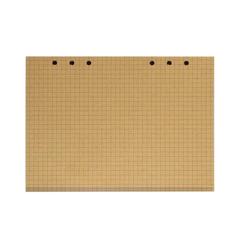 A 5 nachfüllbare Nachfüllpapierlinien, horizontales Linienpapier, 6 Löcher, liniert, Ersatzblätter für Notizen, Tagebuch von ERRORY