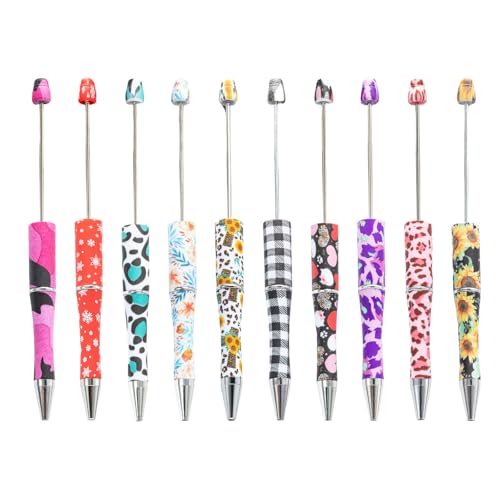 Beadable Kugelschreiber, 10 Stück, Perlenstift, Kinder, Studenten, Büro, Schulbedarf, Tinten, Perlen, Geschenk, Perlenkugelschreiber von ERRORY