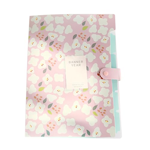 Blumenordner 6 Taschen Erweiterbar Ordner Briefgröße Dokument Organizer Erweiterbare Datei Organizer Sortierset von ERRORY