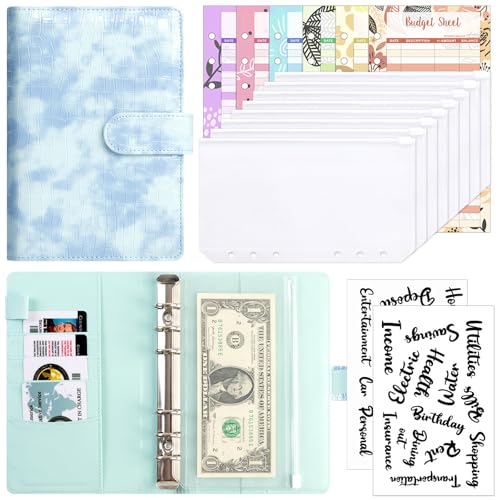 Budget Planner A 6 Budget Binder Ringe Binder Finanzplaner mit Geldumschlägen Blätter Etikett Geld Organizer von ERRORY