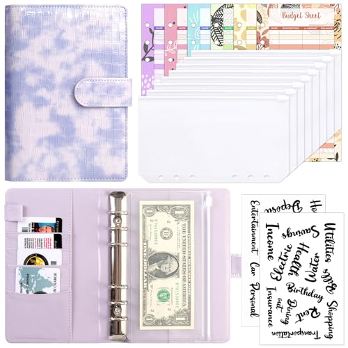 Budget Planner A 6 Budget Binder Ringe Binder Finanzplaner mit Geldumschlägen Blätter Etikett Geld Organizer von ERRORY