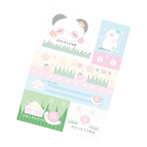 Cartoon-Notizpapier, 50 Blatt, Scrapbooking, dekoratives Papier, Neuheit, Notizblöcke, Notizblock zum Schreiben, Notizen, Journaling, tragbare Notizblöcke Cartoon-Notizpapier, 50 Blatt, Scrapbooking, dekoratives Papier, Neuheit, Notizblöcke, Notizblock zum Schreiben, Notizen, Journaling, tragbare Notizblöcke von ERRORY