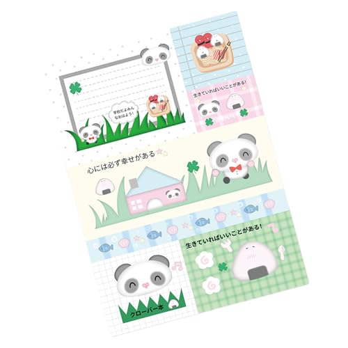 Cartoon-Notizpapier, 50 Blatt, Scrapbooking, dekoratives Papier, Neuheit, Notizblöcke, Notizblock zum Schreiben, Notizen, Journaling, tragbare Notizblöcke von ERRORY