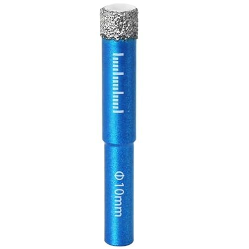 Diamanten, gelöteter Trockenbohrer, Stanzwerkzeug, Fliesenlochöffner, Lochschneider für präzise Bastelprojekte, blauer Griff Diamanten, gelöteter Trockenbohrer, Stanzwerkzeug, Fliesenlochöffner, Lochschneider für präzise Bastelprojekte, blauer Griff von ERRORY
