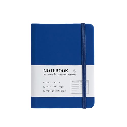 ERRORY Hardcover-Leder-Notizbuch, 192 Seiten, breit liniert, kleines Papier, Notizblöcke zum Schreiben, 140 x 100 mm ERRORY Hardcover-Leder-Notizbuch, 192 Seiten, breit liniert, kleines Papier, Notizblöcke zum Schreiben, 140 x 100 mm von ERRORY