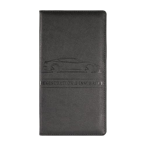 ERRORY Kfz-Halterung für Zulassungs- und Versicherungskarten mit Magnetverschluss, Handschuhfach, Auto-Organizer für Dokumente, Karten, Führerschein ERRORY Kfz-Halterung für Zulassungs- und Versicherungskarten mit Magnetverschluss, Handschuhfach, Auto-Organizer für Dokumente, Karten, Führerschein von ERRORY