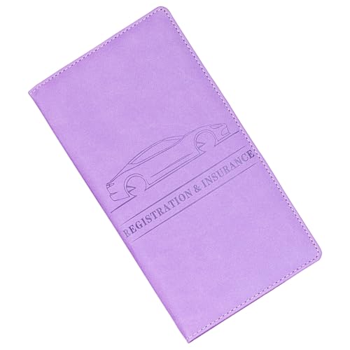 ERRORY Kfz-Halterung für Zulassungs- und Versicherungskarten mit Magnetverschluss, Handschuhfach, Auto-Organizer für Dokumente, Karten, Führerschein von ERRORY