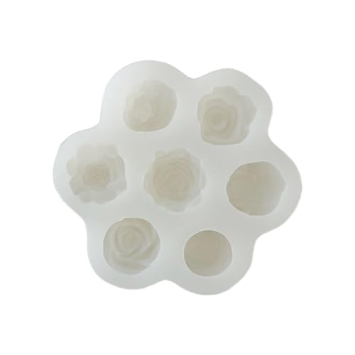 Epoxid-Seifenform, handgefertigt, Rose, Pfingstrose, Blume für Dekoration, Seife, Schmelz, Harz, Halloween-Formen zur Herstellung von Silikon von ERRORY