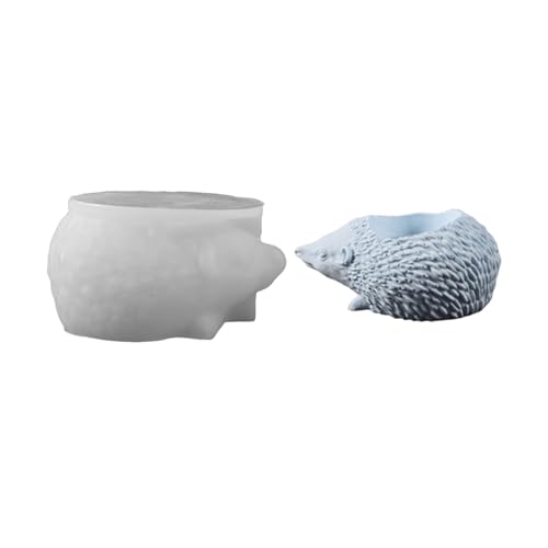Epoxidharz-Igelform für Kerzenständer, stabiles Silikon, Tierguss, Bastel- und Aufbewahrungslösung, realistische Igel-Designs von ERRORY