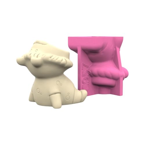 Epoxidharz-Silikon-Vasen-Formen, Cartoon-Tierform, Blumentöpfe, Form für Handarbeit, Vase, Stifthalter, handgefertigt, Epoxidharz, Bastelform von ERRORY