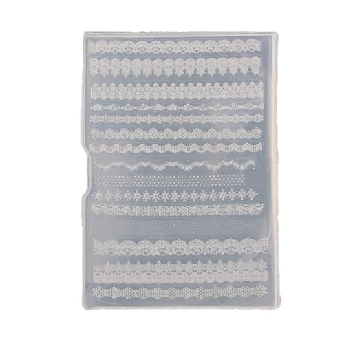 Erstellen Sie modische Nägel-Anhänger mit Silikon-Nägeln, Kunstform, Rosen- und Schmetterlings-Designs, Vorlagen für den täglichen Gebrauch, Nageldekoration von ERRORY