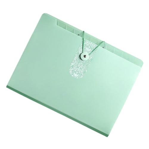Fächermappe mit 12 Fächern, Briefform, Sortierordner, erweiterbarer Dokumenten-Organizer, 325 x 245 mm, Büro mit Schnellzugriffshüllen Fächermappe mit 12 Fächern, Briefform, Sortierordner, erweiterbarer Dokumenten-Organizer, 325 x 245 mm, Büro mit Schnellzugriffshüllen von ERRORY