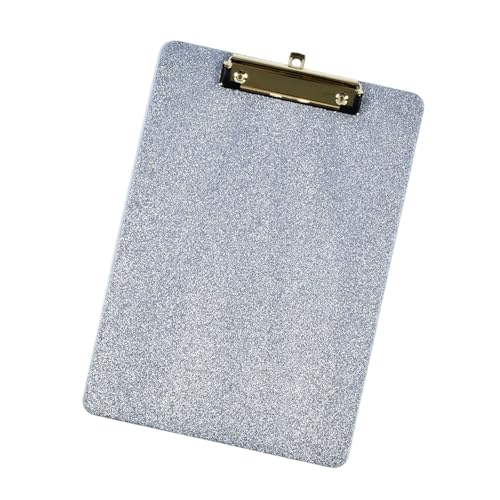 Glitzerndes Acryl-Klemmbrett, Dokumenten-Organizer, Schreibtafel mit Metallclip, einziehbarer Haken zum Aufhängen, für Büro, Schule, Acryl-Klemmbrett Glitzerndes Acryl-Klemmbrett, Dokumenten-Organizer, Schreibtafel mit Metallclip, einziehbarer Haken zum Aufhängen, für Büro, Schule, Acryl-Klemmbrett von ERRORY